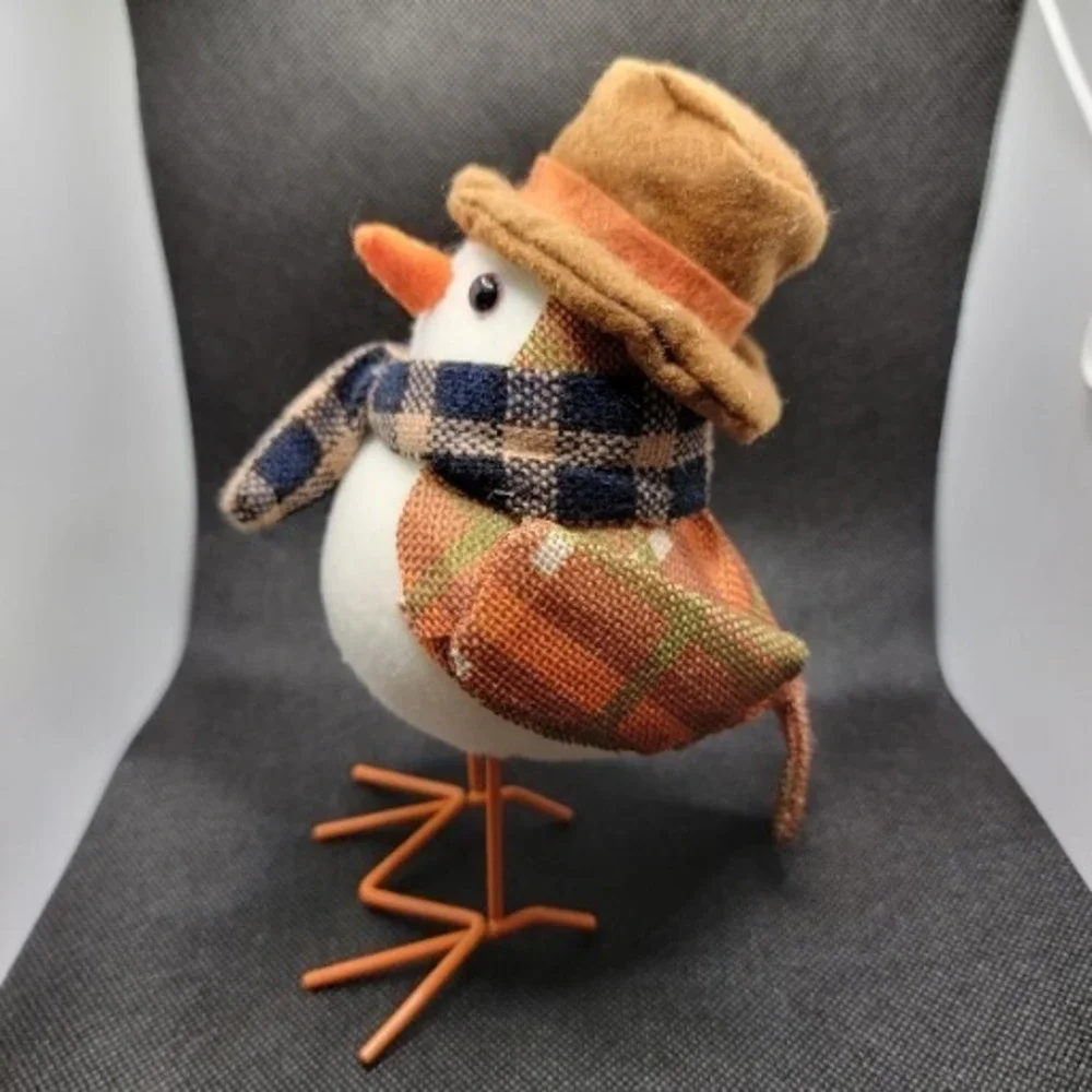 Cute‎ Winter Bird with hat and scarf 7in